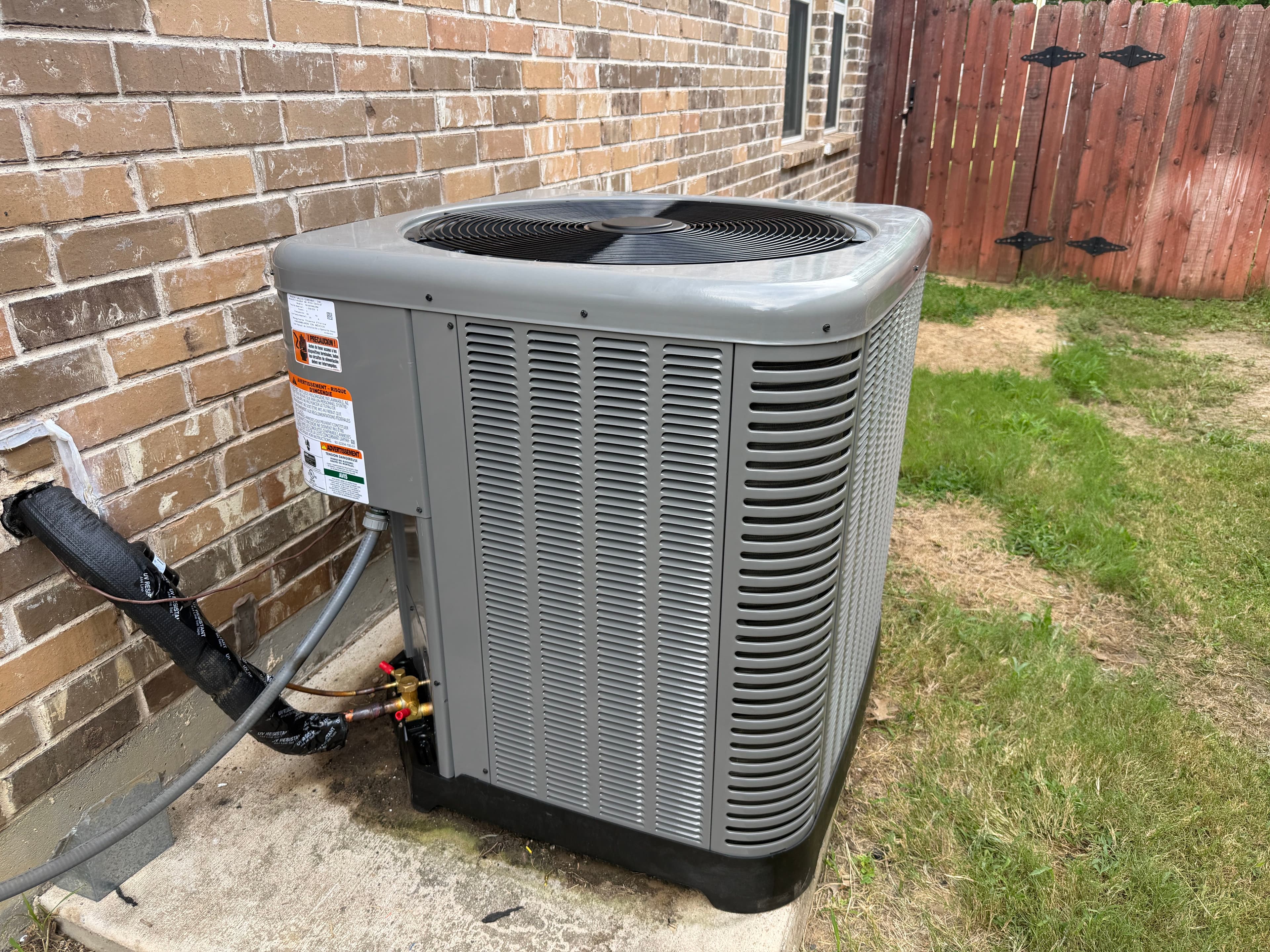 Project Rheem Two-Stage AC Installation in Hurst TX image