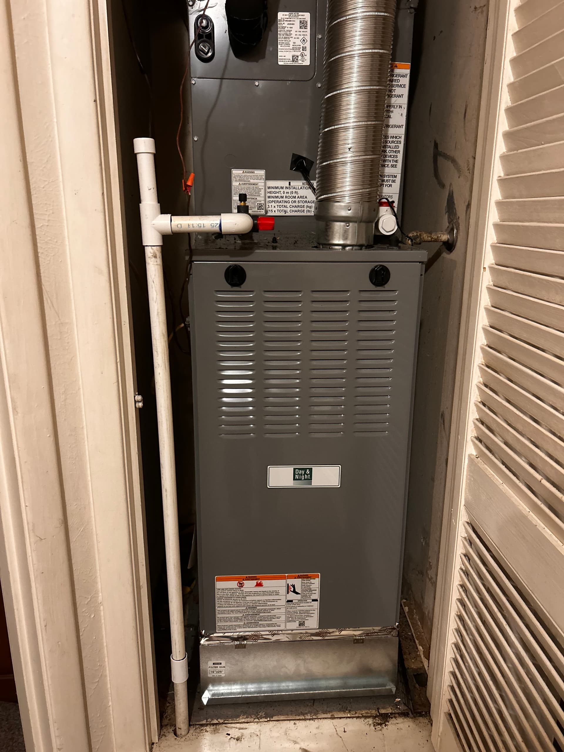 Compact Furnace Installation in Hurst image