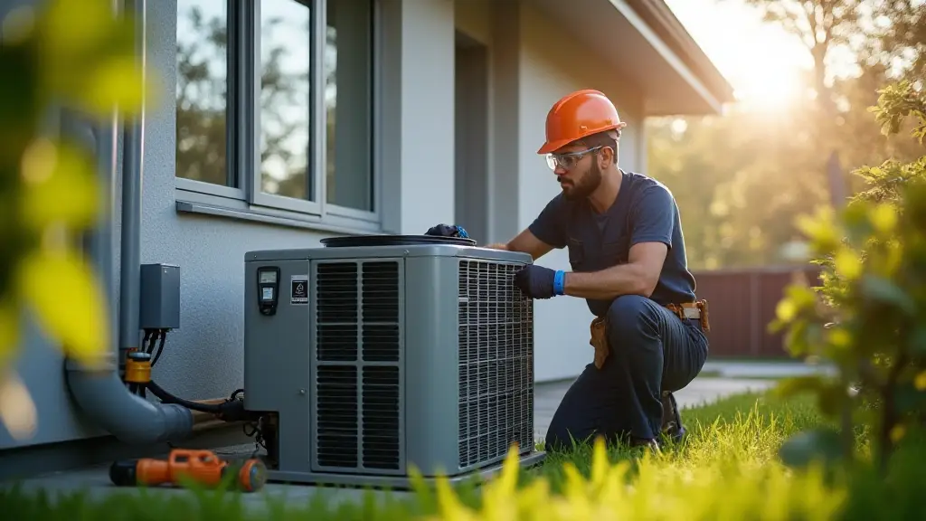 hvac-technician-performing-maintenance-on-air-conditioning-unit-in-residential-setting