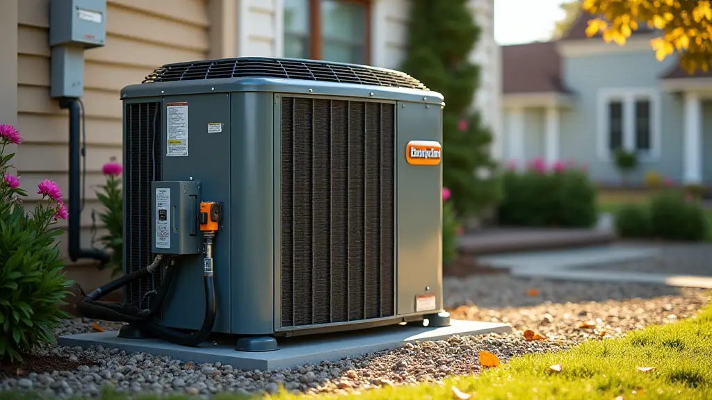 residential-air-conditioning-unit-in-a-well-landscaped-yard